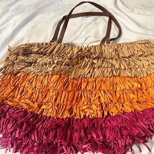 Jcrew NWT fringe bag